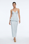 VESTIDO TRICOT PEPLUM LACE 