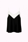 TOP CREPE BICOLOR